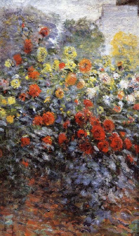 Claude Monet Detail from Monet-s Garden in Argenteuil china oil painting image